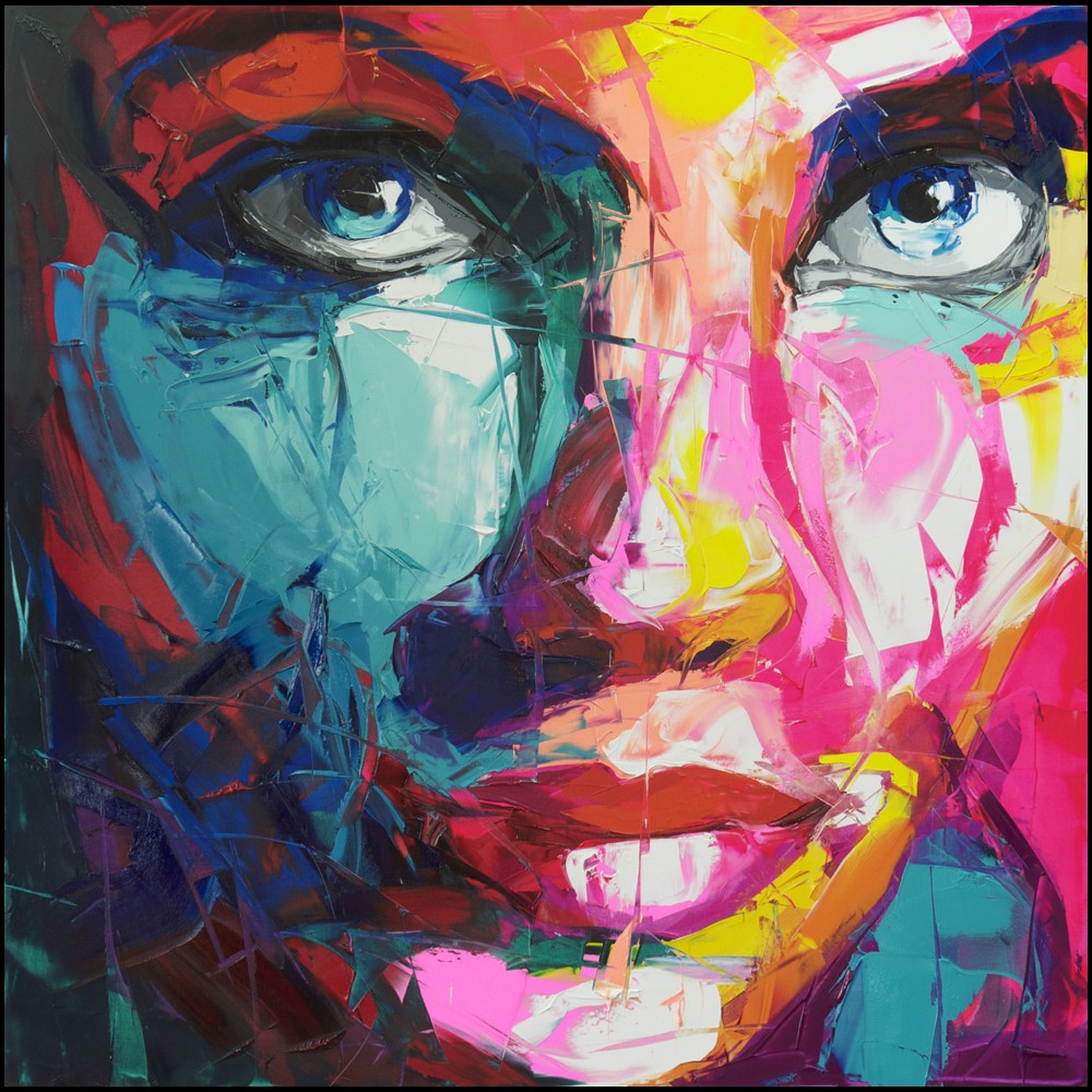 Francoise Nielly Portrait Palette Painting Expression Face156